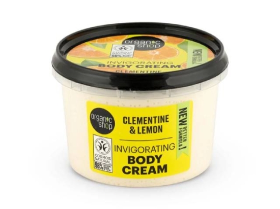 (اورجانيك شوب كريم منشط للجسم بليمون الكليمونتين 250مل (عضوى | Organic Shop