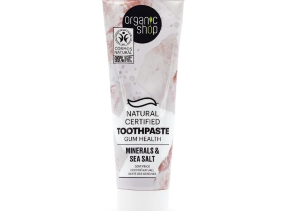 اورجانيك شوب معجون اسنان بالاملاح والمعادن 100جم  (عضوى )  | Organic Shop