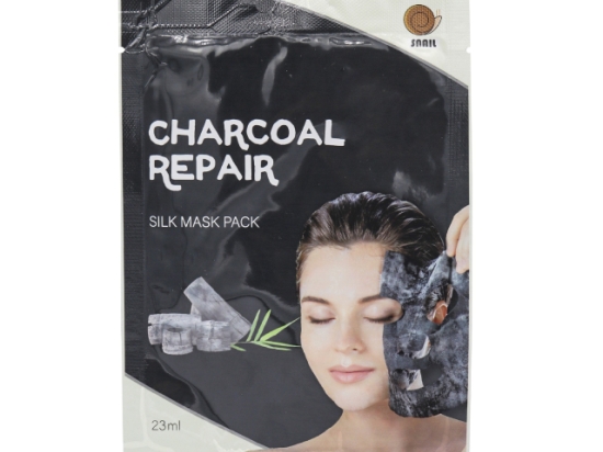 SNAIL CHARCOAL REPAIR SILK PACK 23ML  | Snail