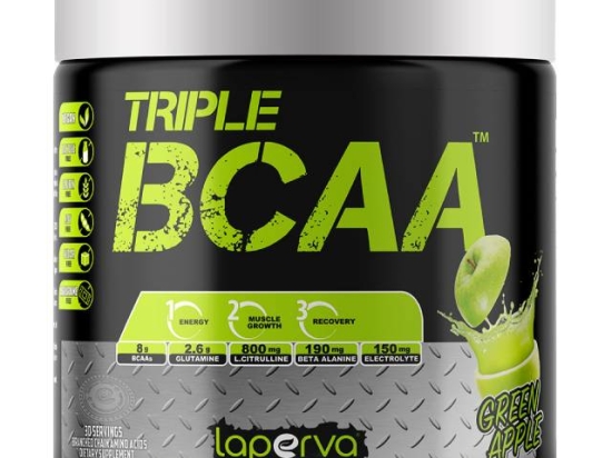 LAPERVA TRIPLE BCAA GREEN APPLE 30SERVINGS |  Dr. Nutrition