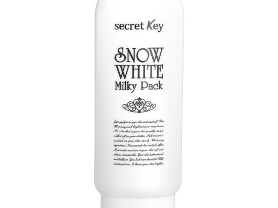 Secret Key Snow White Milky Pack Instant Brightening Wash-Off Mask – 200g | Cuddluxe