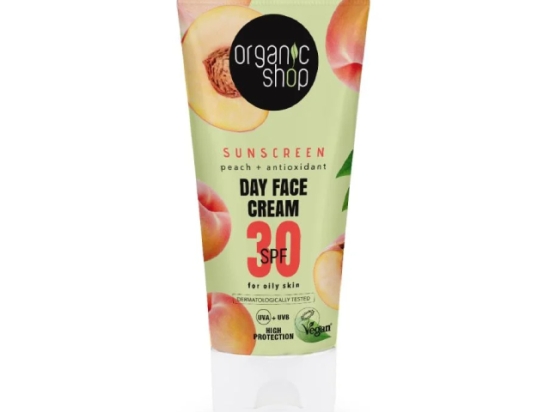 اورجانيك شوب كريم الوجه للوقاية من أشعة الشمس للبشرة الدهنية 50مل  (عضوى ) | Organic Shop