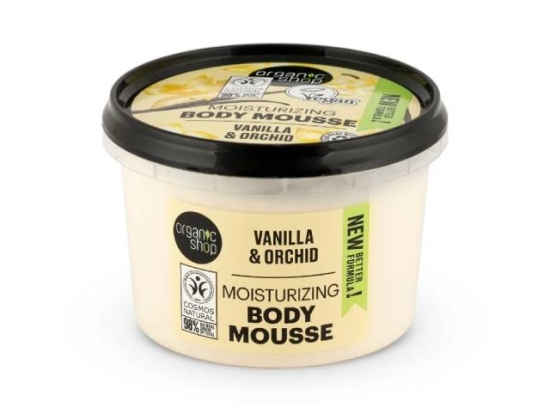 اورجانيك شوب كريم مرطب للجسم بالفانيلا وخلاصة الأوركيد 250مل (عضوى ) | Organic Shop