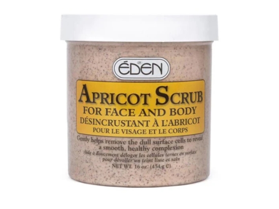 EDEN Apricot Brightening Scrub for Face and Body (454g) | Cuddluxe