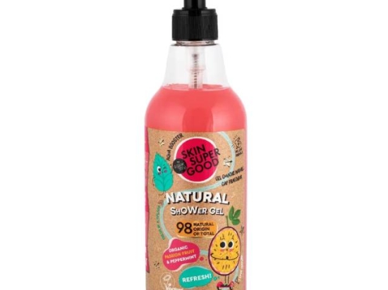 Natural Shower Gel Organic Passion Fruit & Peppermint 500ml ( Organic) | Organic Shop