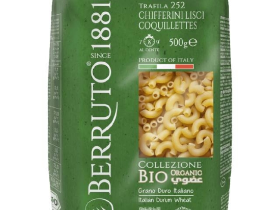 Pasta Chiffrini Lisci No 252 Natural Organic , 500 G from 1881 |  Simat