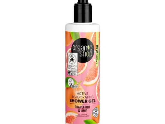 Active Invigorating Shower Gel Grapefruit & Lime 280 ml ( Organic) | Organic Shop
