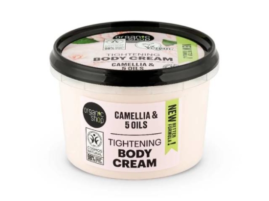 Tightening Body Cream Camellia & 5 Oils 250 ml ( Organic) | Organic Shop