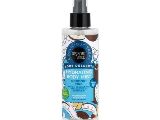 اورجانيك شوب بخاخ ترطيب الجسم بحليب جوز الهند 200مل (عضوى ) | Organic Shop