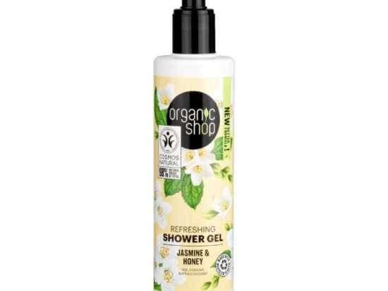 اورجانيك شوب جل إستحمام الإنتعاش بالياسمين والعسل 280مل (عضوى ) | Organic Shop