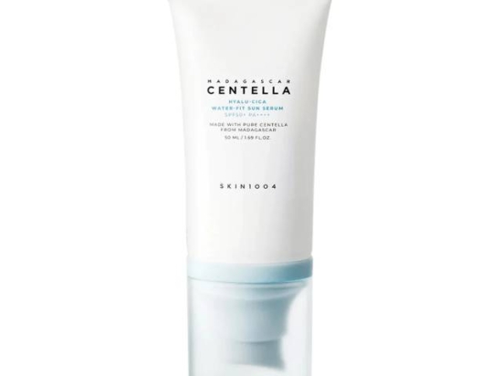 Skin1004 Madagascar Centella Hyalu-Cica Water-Fit Serum Sunscreen SPF50+ | Cuddluxe