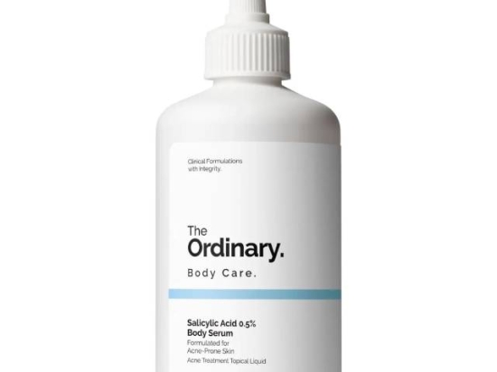The Ordinary Salicylic Acid 0.5% Body Serum - Effective Acne Treatment &amp; Skin Texture Improvement (240ml) | Cuddluxe