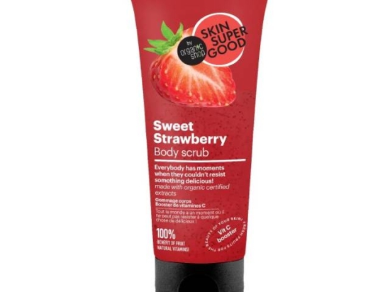Sweet Strawberry Body Scrub 200 ml  ( Organic) | Organic Shop