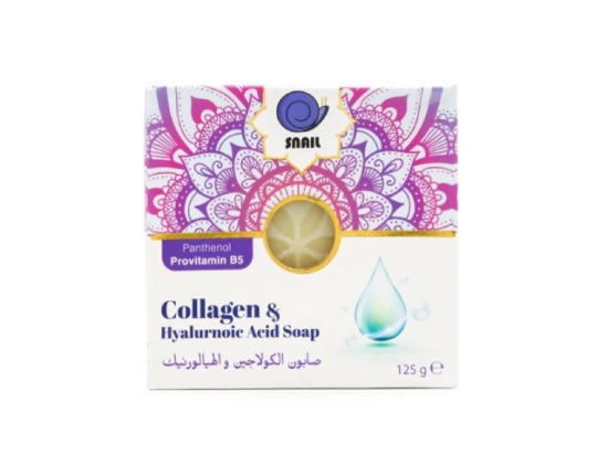 Snail Collagen and Hyaluronic Soap moisturizing and purifying the skin 125g | Snail