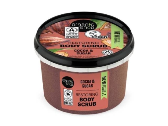 Restoring Cocoa Body Scrub 250 ml  ( Organic) | Organic Shop