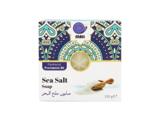 Snail sea salt soap moisturizing and purifying for the skin 125g |Snail