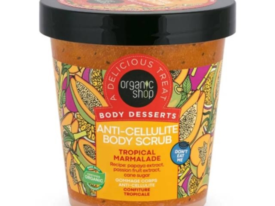 Anti-Cellulite Body Scrub Tropical Marmalade 450 ml  ( Organic) | Organic Shop