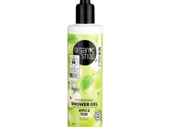 Hydrating Shower Gel Apple & Pear 280 ml ( Organic) | Organic Shop