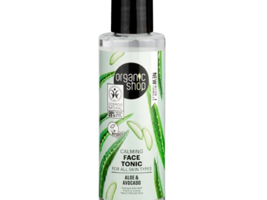 اورجانيك شوب تونيك مهدئ ومنشط للوجه بالأفوكادو والصبار 150مل  (عضوى )  | Organic Shop