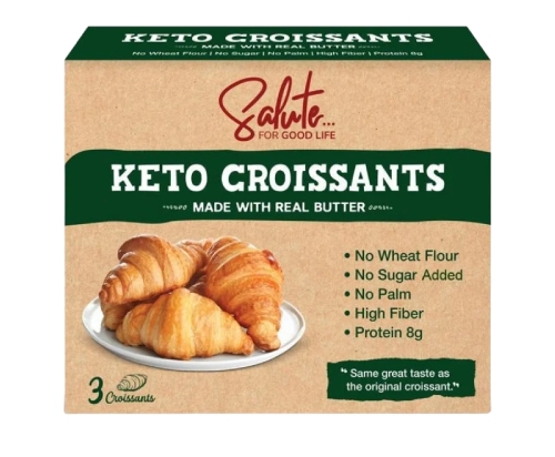 Keto Butter Croissant 126g | Zaadana