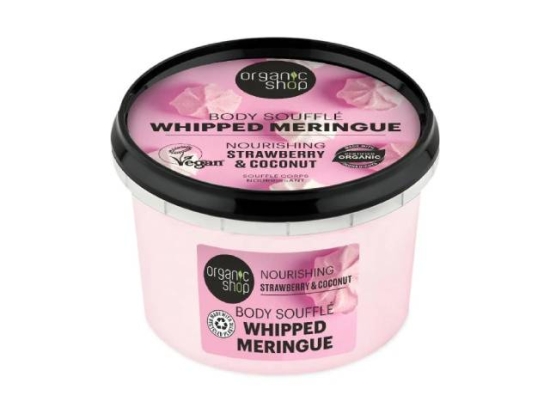 (اورجانيك شوب سوفليه كريم الجسم بكريمة المرينغي وجوز الهند 250مل (عضوى | Organic Shop