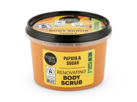 Renovating Papaya Body Scrub 250ml  ( Organic) | Organic Shop