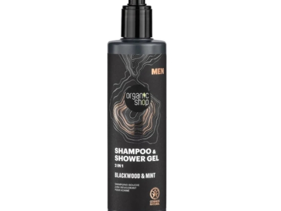 Organic Shop blackwood and mint shampoo and shower gel 280 ml 2*1 ( Organic) | Organic Shop