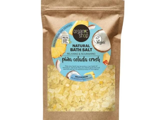 Pina Colada Crush Natural Bath Salt 500 g  ( Organic) | Organic Shop