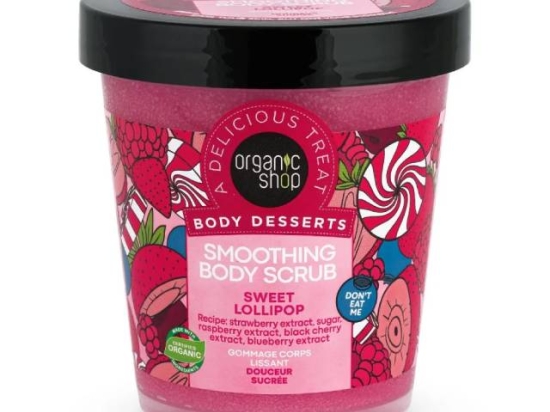 Smoothing Body Scrub Sweet Lollipop 450  ( Organic) | Organic Shop