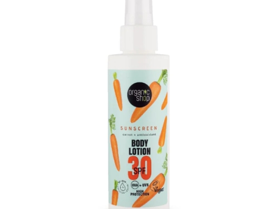 Organic Shop Sun. Sunscreen Body Lotion 30 SPF, 150 ml ( Organic) | Organic Shop