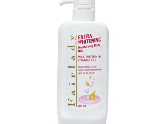 Fair Lady Moisturizing and Whitening Body Milk (700ml)| Cuddluxe