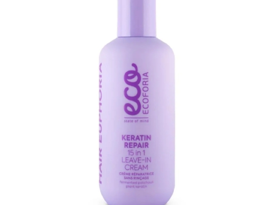 Ecoforia. Hair Euphoria. Keratin Repair 15 in 1 Leave-in Cream, 200 ml | Ecoforia