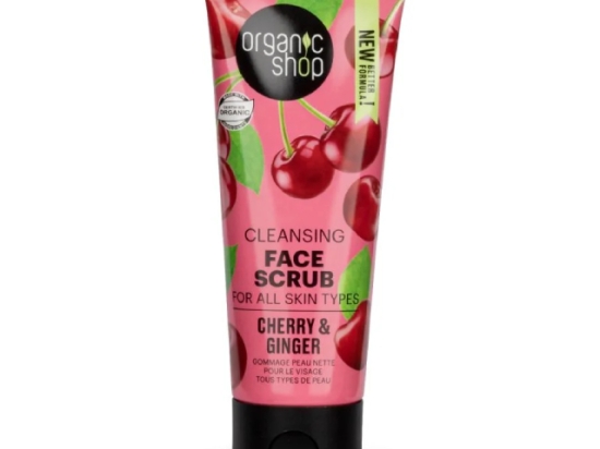 اورجانيك شوب مقشر للوجه بالكرز والزنجبيل 75مل  (عضوى ) | Organic Shop