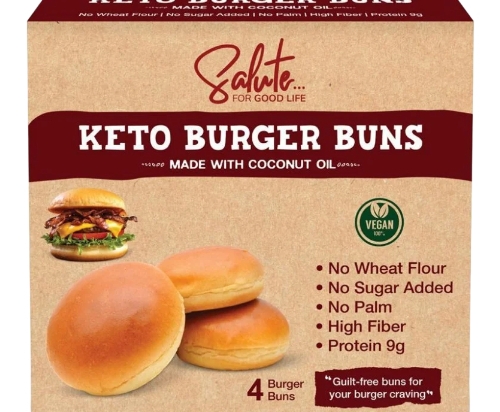 Keto burger bun 200 grams | Zaadana
