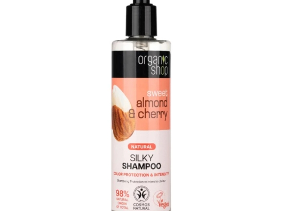 Organic Shop Almond & Cherry shampoo, 280 ml  ( Organic) | Organic Shop