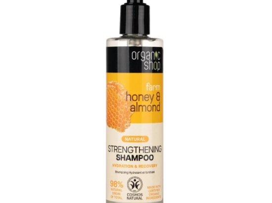 Organic Shop Honey & Almond shampoo, 280 ml  ( Organic) | Organic Shop